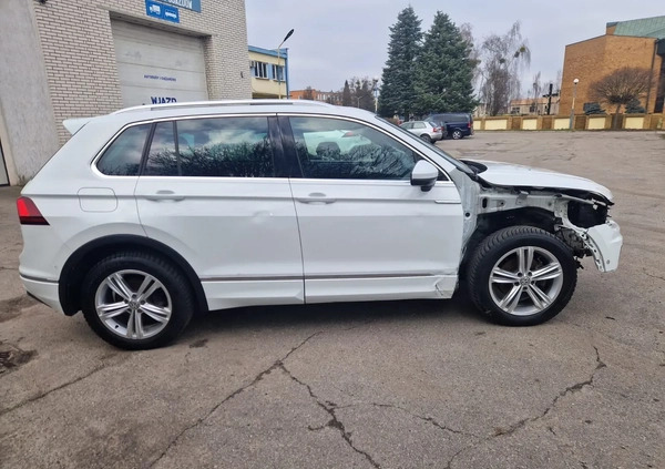 Volkswagen Tiguan cena 55900 przebieg: 110000, rok produkcji 2017 z Chodzież małe 407